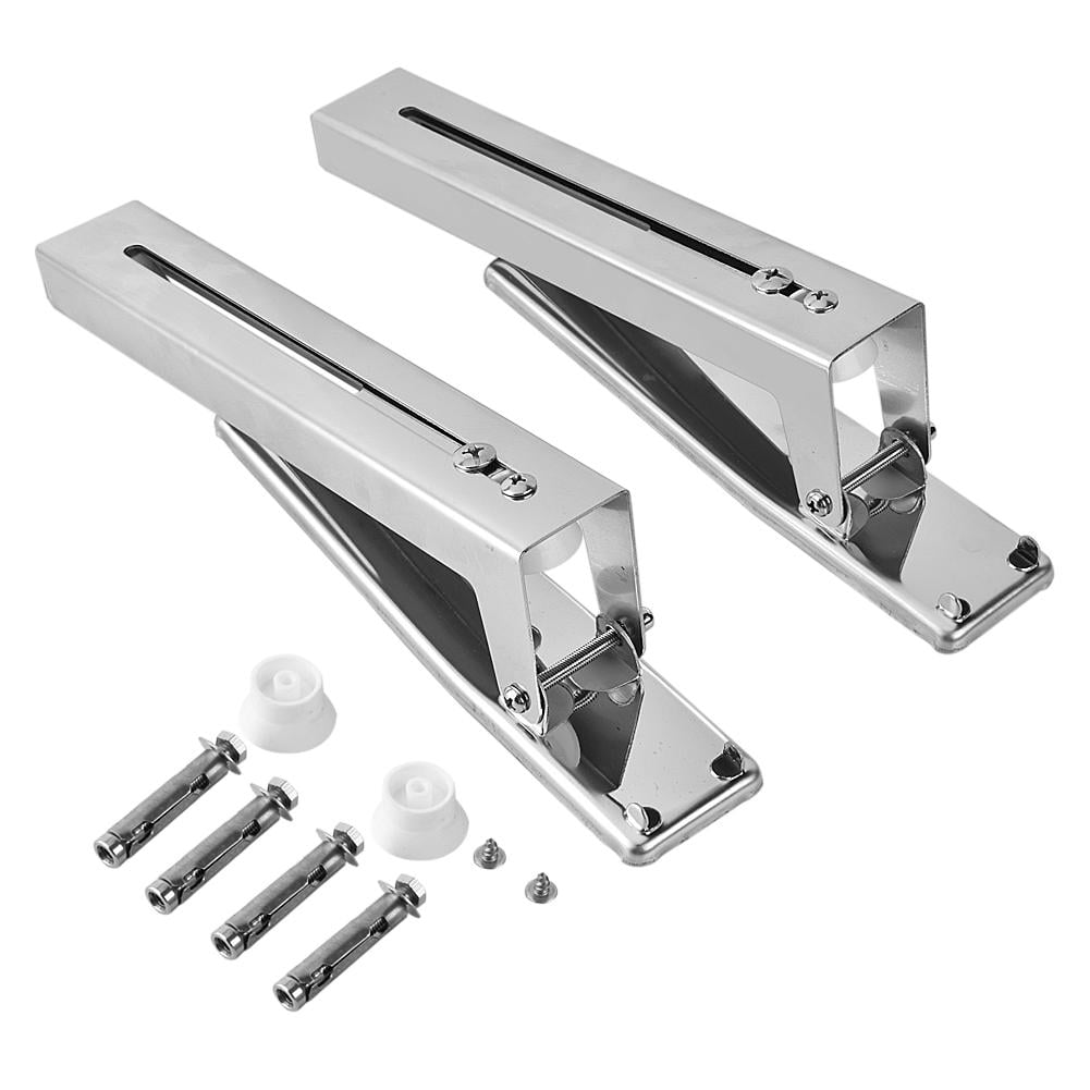 Garosa Microwave Oven Bracket Wall Mount Rack Shelf Wall Mount Space Saving Bracket Stainless Shelf Rack Microwave Oven Shelf