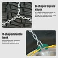 thumbnail image 5 of bestolf 2Pcs Portable Snow Tire Chains, Auto Fixing 1 Min Quick Fit Tire Chains, Universal Emergency Tire Traction Chains for Passenger Car, Pickup Trucks, SUV, 5 of 12