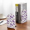 thumbnail image 5 of Lsque Orchids Flowers Printed Wood Bookends,Non-Skid Bookend for Shelves,Heavy Duty Support Bookends,Non-Slip Foam Pads for Office, Home, and Library,1 Pair, 5 of 8