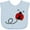AE-Light Blue, variant on Inktastic Cute Red Ladybug Boys or Girls Baby Bib