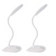 thumbnail image 1 of LED Desk Lamp with Flexible Gooseneck 3 Level Brightness, Battery Operated Table Lamp 5W Touch Control, Compact Portable lamp for Dorm Study Office Bedroom Set of 2,Plastic, 1 of 5