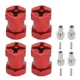 thumbnail image 2 of 4Pcs RC Wheel Hex Spacers, 12mm Universal Hub Extensions 17mm Length RC Car Accessory for RC Car AXIAL  Redcat Hpi, 2 of 7