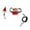 Red, variant on FEISHENTT Bearded Dragon Christmas Leash and Harness Set with Santa Hat and Bag, Adjustable Christmas Reptile with Design, Holiday Small Animal Outfit Accessories Red One Size