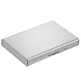 thumbnail image 5 of Estuche para tarjetas de metal de acero inoxidable con 6 tarjetas NFC, cepillo antirrobo, desmagnetizador, tarjetero para tarjetas de visita para hombres y mujeres, caja para tarjetas, 5 of 5