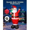 thumbnail image 4 of Santa Claus Inflable Navideño Primelove 2.36 kg 8 pies, 4 of 7