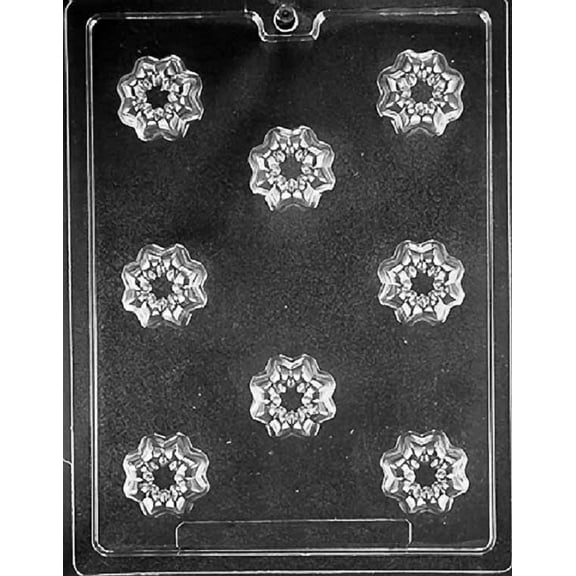 Grandmama's Goodies AO133 Decorative Filled Pieces Chocolate Candy Soap Mold with Exclusive Molding Instructions