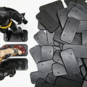 Lot 50PCS 6inch Square Action Figure Stand Bases Compatible with Legends Series/MOTU/DC/GI JOE Model Figures Display Accessories