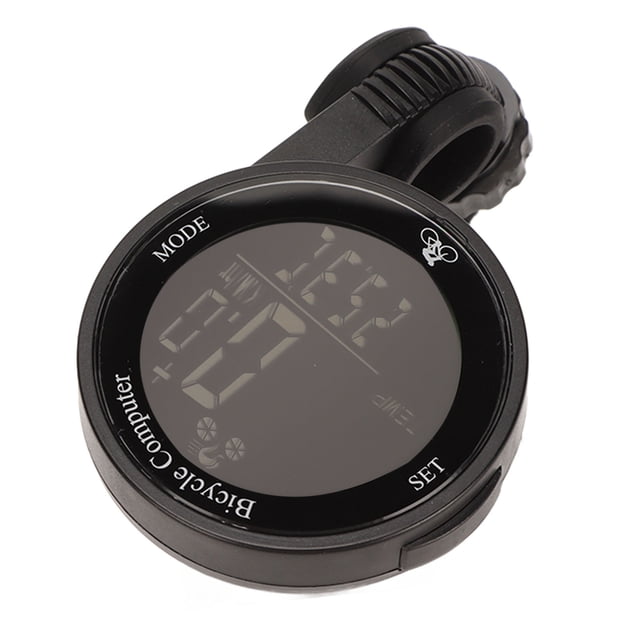Cycling Computers, Clear Handwriting Speedometer Wireless Bike Computer Large Screen Clock with Backlight for Electric Bikes White Background Black Characters,Black Background