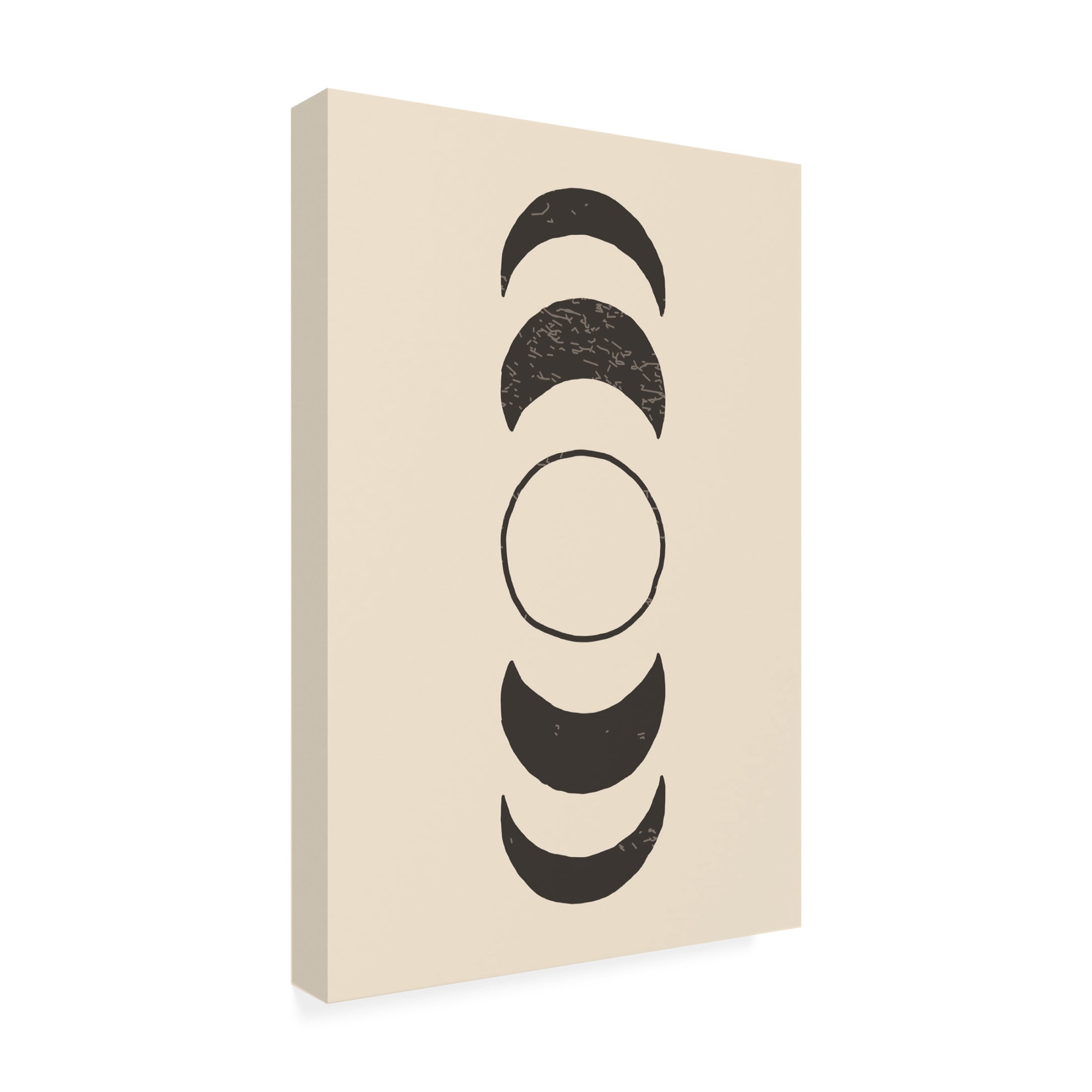 Trademark Fine Art jay stanley Boho Sun and Moon 3 Canvas Wall Art