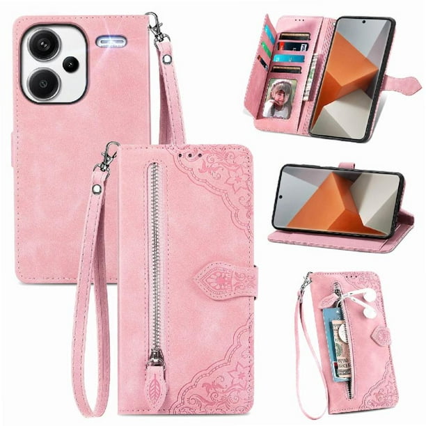 Funda billetera anti-golpes para GANGXUN Xiaomi Redmi Note 13 Pro+ 5G , ideal para día a día y trabajo