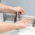thumbnail image 3 of Keeney 11.8 oz. Premium Kitchen or Bathroom Countertop Pump Soap Dispenser, Brushed Nickel, 3 of 8
