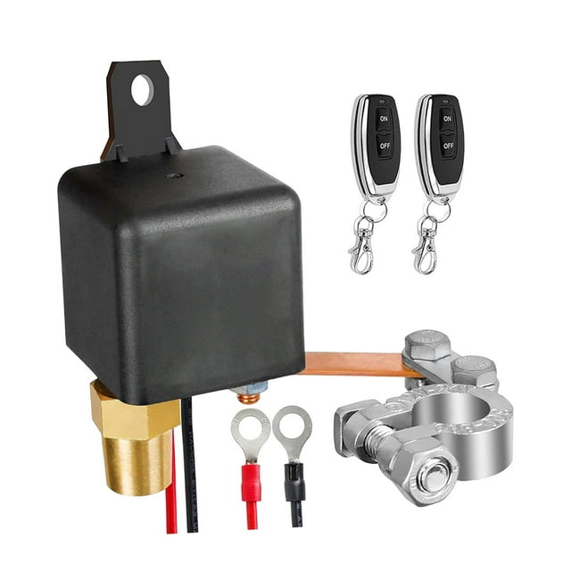 Interruptor de desconexión de batería remota de 12 V CC, relé, interruptor de apagado de aplicación del motor Estilo B