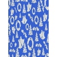 thumbnail image 1 of Ahgly Company Indoor Rectangle Patterned Jeans Blue Novelty Area Rugs, 7' x 10', 1 of 6