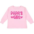 thumbnail image 3 of Inktastic Papa's Girl Girls Long Sleeve Toddler T-Shirt, 3 of 5