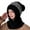 Black, variant on Scarf for Women Fashion Accessories Women Winter Slouchy Knit Warm Hats Wool Cap Scarf Integrated Pullover Cap Cute Parent Child Knitted Hat