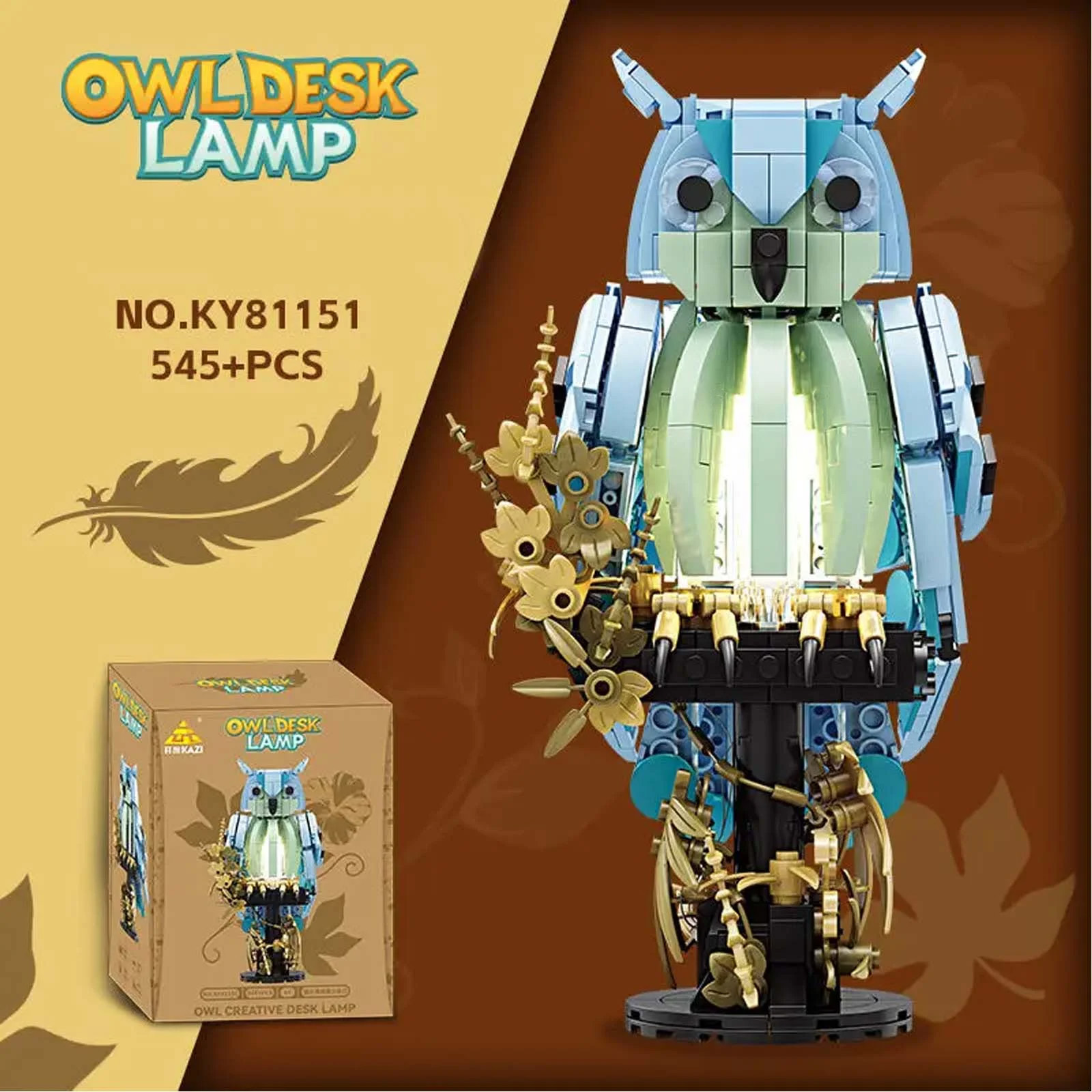 GZBrick Harry Potter Owl Building Sets Compatible with Lego Bird Magic World Model for Adults Boys 545PCS