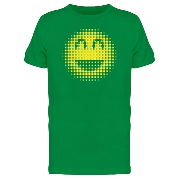 Smiley Face In Halftone Dots Tee Men's -Image by Shutterstock