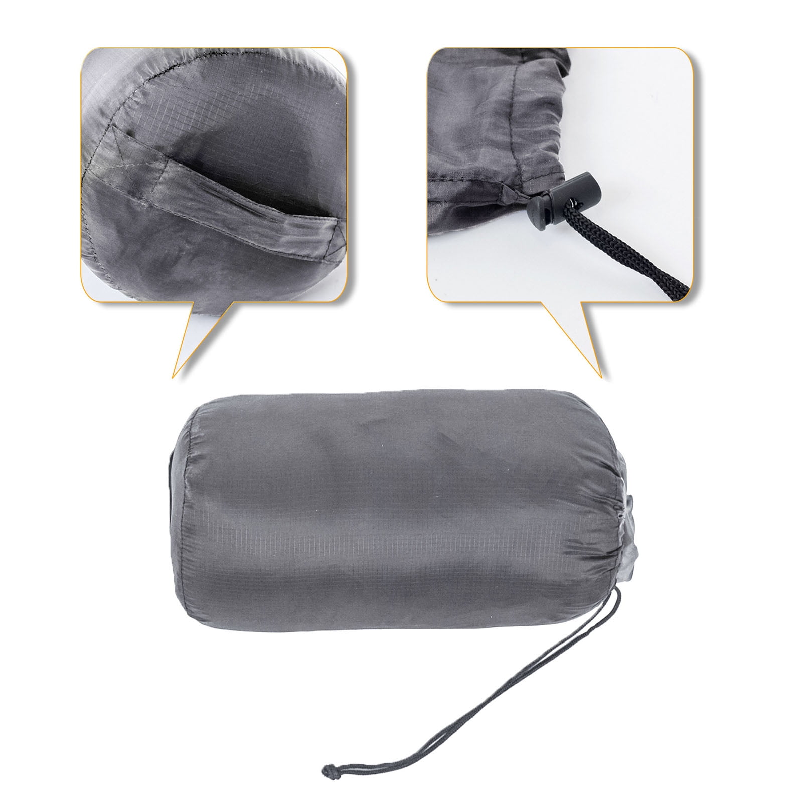 Warm, Foldable & Aligning, Perfect for Indoor/Outdoor Adventures, Orange Lining, Size L (110x70cm/43.3x27.6in) Waterproof Dog Sleep Bag