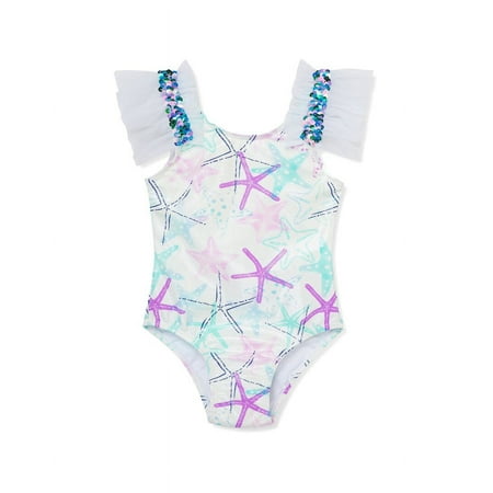 Flapdoodles girls Starfish One-Piece, 6