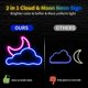 thumbnail image 3 of Cloud and Moon Led Neon Light, for Wall Decor USB Powered Led Neon for Bedroom Kids Room Decoration15CM*20CM, 3 of 5