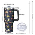 thumbnail image 3 of 40oz Airplane Theme Tumbler With Handle and Straw, Double Insulated Travel Coffee Cup, Car Mug Gift for Men Women, 3 of 5