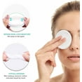 thumbnail image 3 of 3 Packs 300 Sheets Premium Cotton Rounds for Face Facial Lip & Eye Makeup Remover Pads, Hypoallergenic, Lint-Free | 100% Pure Cotton Pads for Face Cleasing, Applying Facial Toner, 3 of 9
