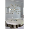 thumbnail image 5 of Mariposa Collection Eight-Light Antique Gold Hanging Pendant Light, 5 of 7