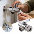 thumbnail image 1 of BotaniNest Metal Water Diverter Splitting Faucet Connector For Enhanced And Tub Functionality, 1 of 6