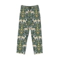 thumbnail image 6 of Daiia Deer And Flowers Men's Sleep Pant with Pockets and Drawstring,Pajama Pants-XX-Large, 6 of 9