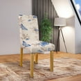 thumbnail image 3 of Butterfly Chair Covers for Dining Room Set of 4, Dining Chairs Seat Cover,Kitchen Stretch Chair Covers,Seat Cover for Dining Chairs,Furniture Protector for Chairs Dining Room,Slipcover Chair Covers, 3 of 6