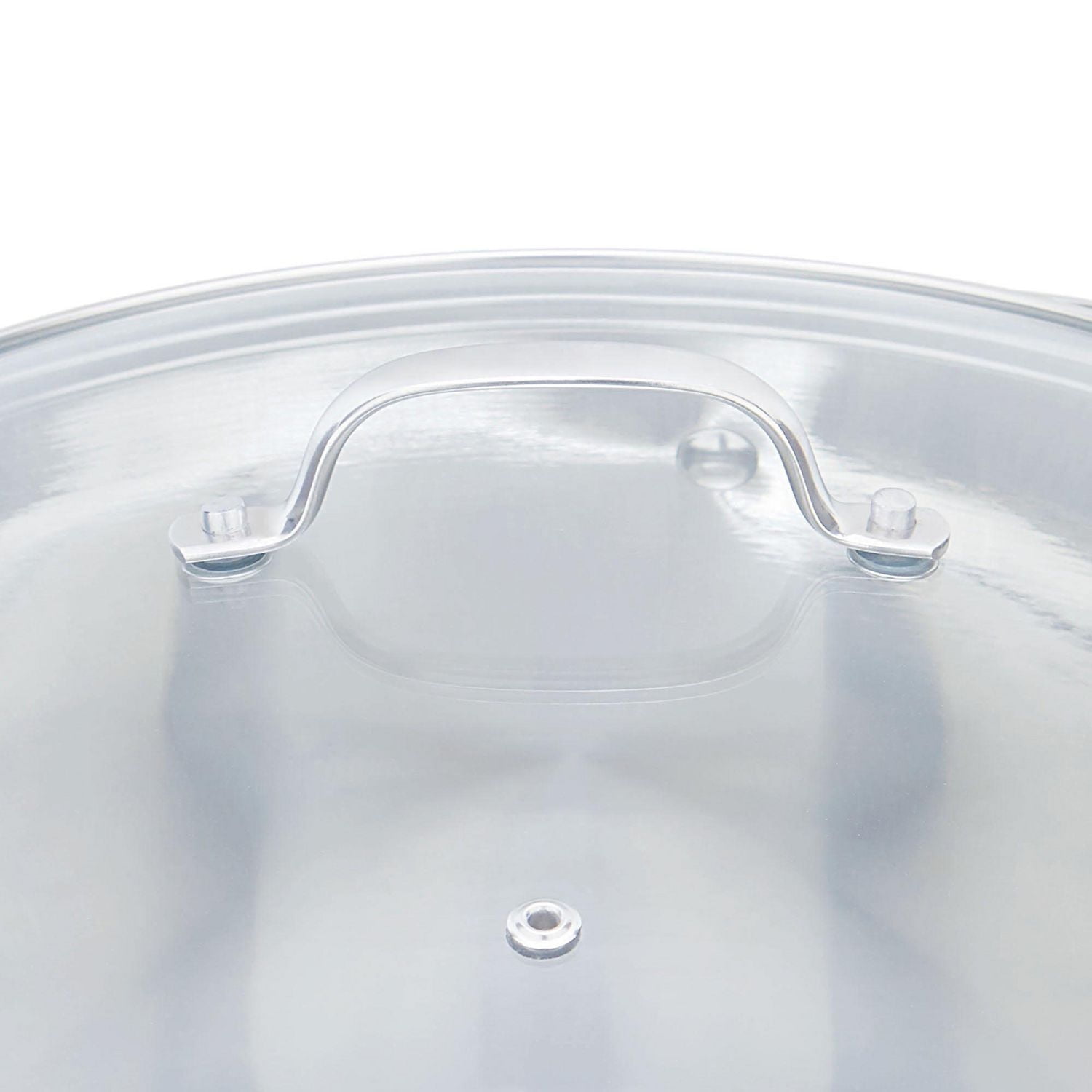 Faitout en acier inoxydable avec couvercle en verre Mainstays 13 pte, prêt pour l’induction