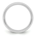 thumbnail image 2 of 14k White Gold Solid Polished 7mm Comfort-Fit Band Ring Size 4.5 - 8.2 Grams -  Jewelry Gift for Mom, 2 of 5