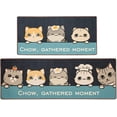 thumbnail image 1 of ShenMo Set of 2 Non-Slip Kitchen Rugs, Decorative Doormat Absorbent Sink Mat, Fluffy Floor Mat for Living Room Bedroom Home Passageway, Machine Washable, 40x60cm and 40x120cm, 1 of 4