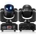 thumbnail image 1 of Moving Head Lights 8 GOBO 8 Pattern Spotlight DMX 512 Controlled for KTV Club Party Wedding 2 Pack, 1 of 6