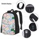 thumbnail image 3 of Easygdp Back To School Mochila para Niños y Niñas con Set de Caja de Almuerzo y Estuche para Lápices 3 en 1, Mochila Escolar Estampada para Adolescentes, 3 of 7