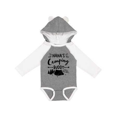 

Inktastic Nana s Camping Buddy Gift Baby Boy or Baby Girl Long Sleeve Bodysuit