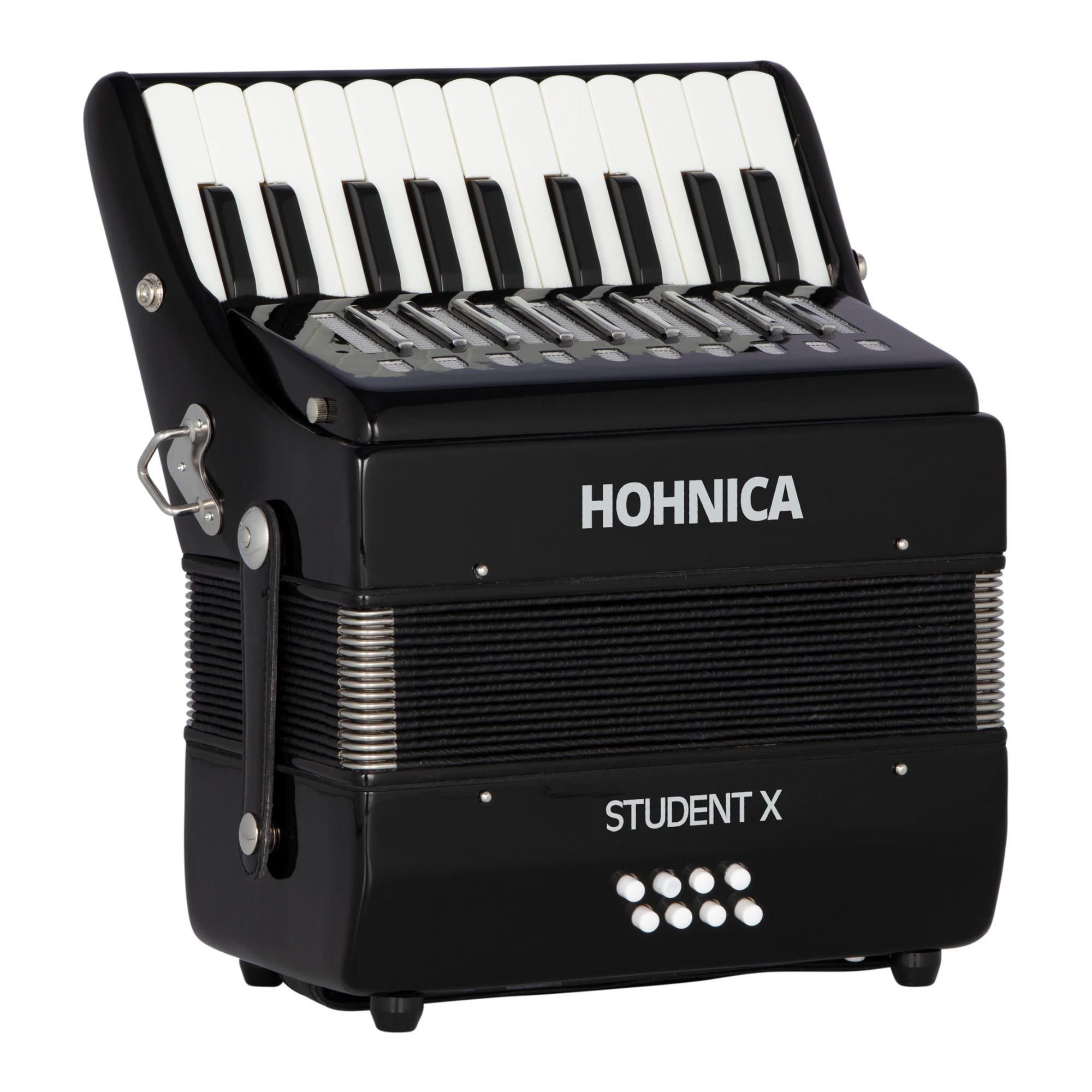 Hohner Student X 8-Bass Piano Accordion Black
