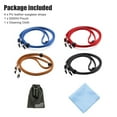thumbnail image 3 of 4pcs Eyeglass Strap Holders, PU Leather Eyeglasses String Holders, Non-Slip Eyewear Retainers, Eyeglasses Chain Necklace Cords, 3 of 8