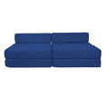 thumbnail image 2 of Dundy Play, Sillón de Actividades Modular Infantil con12 Piezas. 85 x 170 x 45 cm. (Azul Navy), 2 of 9