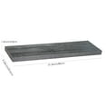 thumbnail image 4 of Modern and Contemporary Black oak Floating Shelf - 31.5*9.25*1.5 inches, 4 of 5