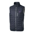 thumbnail image 2 of Men's Cutter & Buck Navy Buffalo Bills Big & Tall Rainier PrimaLoft Eco Insulated Full-Zip Puffer Vest, 2 of 3