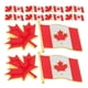 thumbnail image 1 of Canadian Flag Lapel Pin 1 Set Zinc Alloy Brooch Pins For Clothes Hats Backpacks 2.80X2.20X1.00CM Red Accessory 20 Pcs, 1 of 5