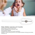 thumbnail image 4 of Oral Muscle Strength Tool, Cleanse Tongue Tip Exerciser Metal  for Daily Use for Children White, 4 of 7