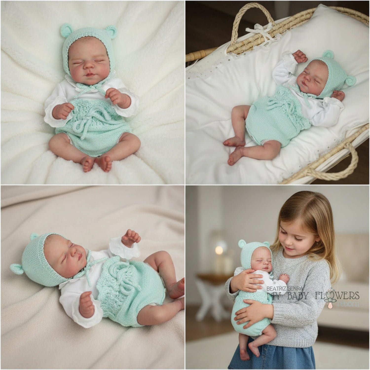 18 Inch Lifelike Reborn Baby Dolls Soft Body Sleep Baby doll Handmade Real Life Dolls with Clothes Accessories Gift Box for Kids Age 3+