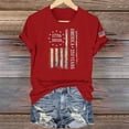 thumbnail image 6 of FchengtaiS 250 Anniversary USA Shirt Women 4th of July Shirts Graphic Loose Tops Crew Neck Short Sleeve Pullover Tunics 250th Birthday T-Shirt Patriotic Shirts Tops Red XXL, 6 of 6