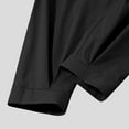 thumbnail image 5 of fartey Casual Pants for Men Solid Color Bow Tie Front Trousers Loose Comfy Pleated Elastic Waist Sports Joggers Pant,S-3XL, 5 of 8