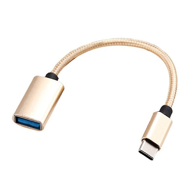 Bluelans Adaptador Otg trenzado de nailon Cable de datos USB Cable adaptador micro Cable adaptador de disco U