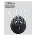 thumbnail image 5 of Cascos de Bicicleta para Adultos, Casco de Bicicleta Ajustable, Cascos Deportivos Ligeros de Seguridad para Ciclismo de MontañA y Carretera para Ciclismo Negro, 5 of 5