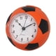 thumbnail image 2 of Reloj despertador con forma de fútbol, ​​decoración del hogar, funciona con pilas, reloj de mesa de fútbol, ​​reloj de mesa para regalo de cumpleaños, Naranja, 2 of 8
