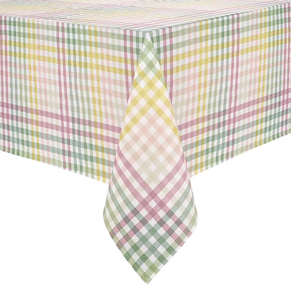 Celebrate Spring Together Spring Jubilee Multicolor Plaid Fabric Table